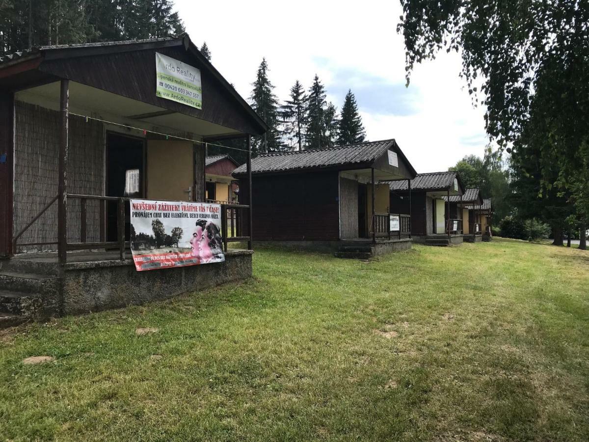 Retro Chaty U Plaze Lipno Hotel แชร์นาฟ โปชูมาวี ภายนอก รูปภาพ